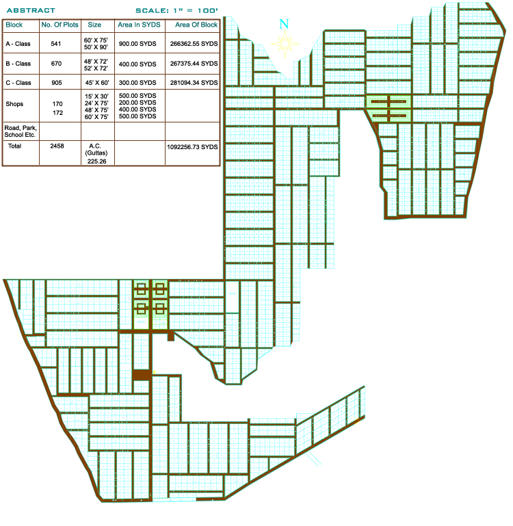 Approved layout plan — Gowthami Nagar, Edulanagulapally